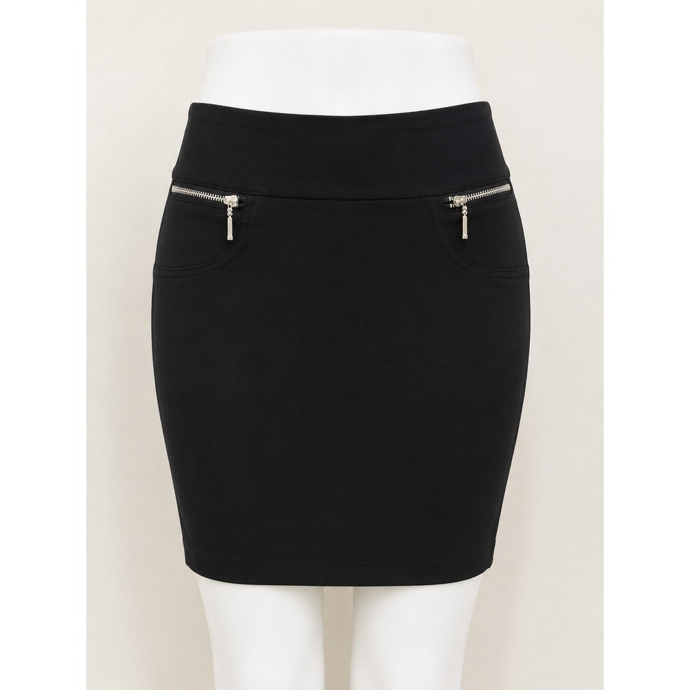 Joe B by Joe Benbasset Black Zipper Accent Pencil Skirt XL 9207903K